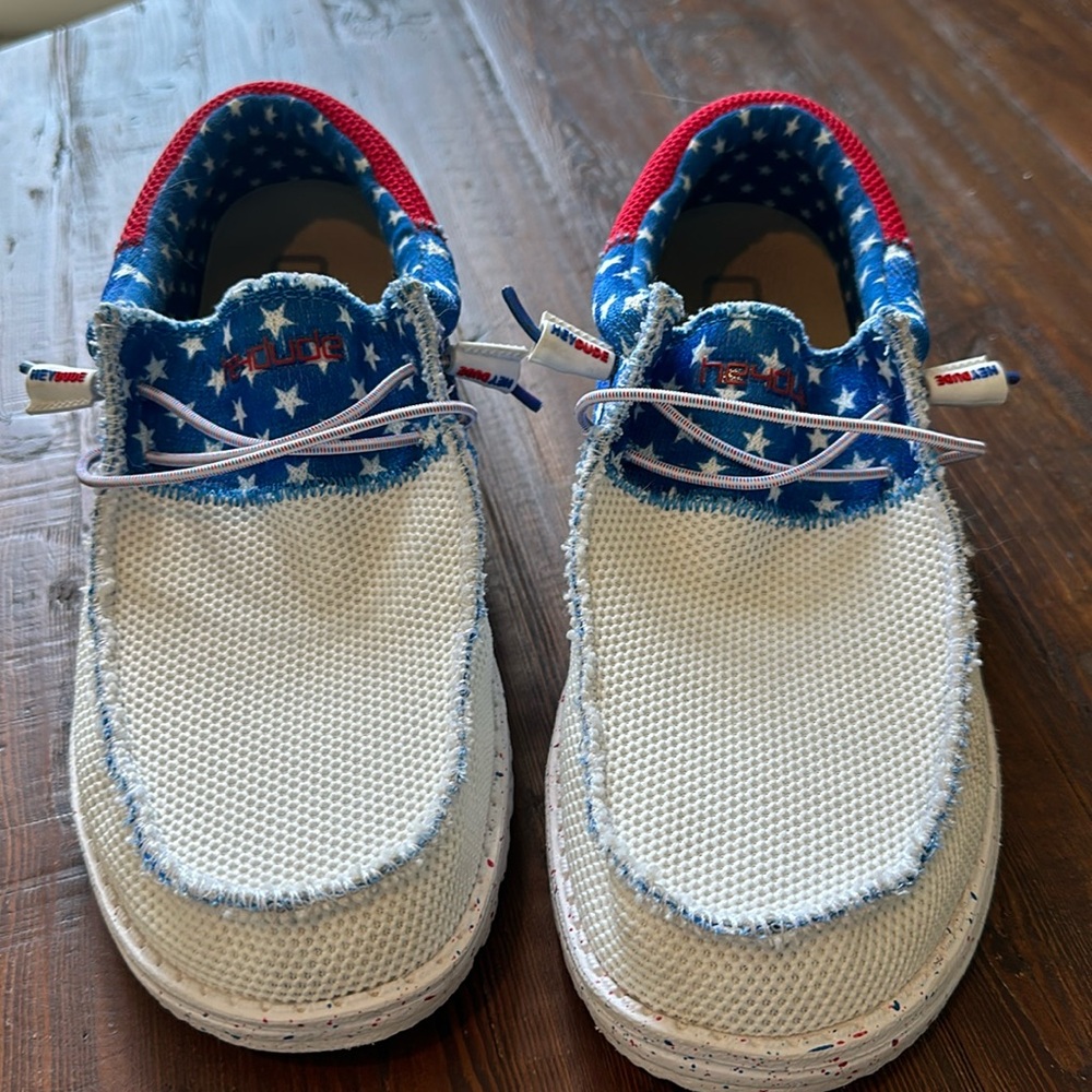 HEY DUDE Wally Slip On Shoes - “Americana”